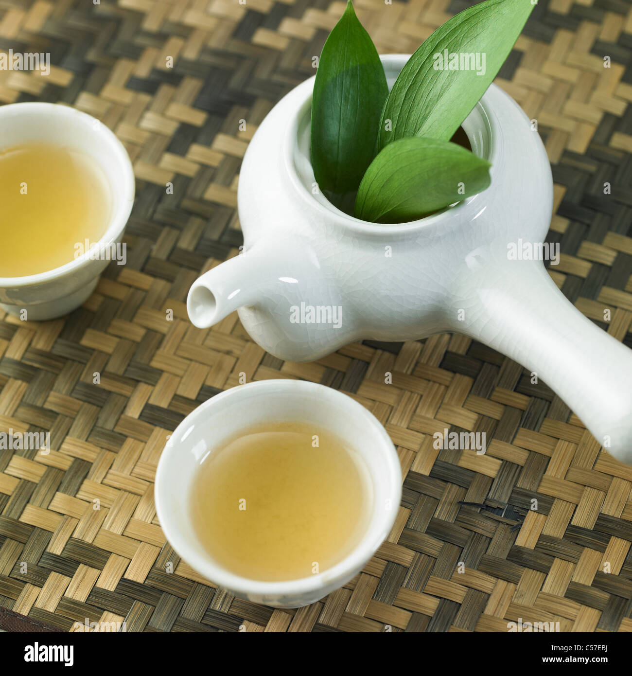 Tisane et thé oriental ware Banque D'Images
