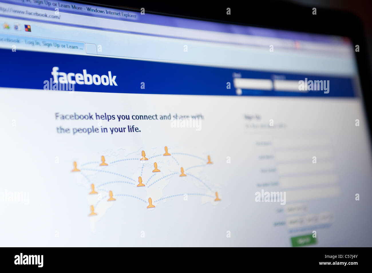 Facebook logo Banque de photographies et d’images à haute résolution ...