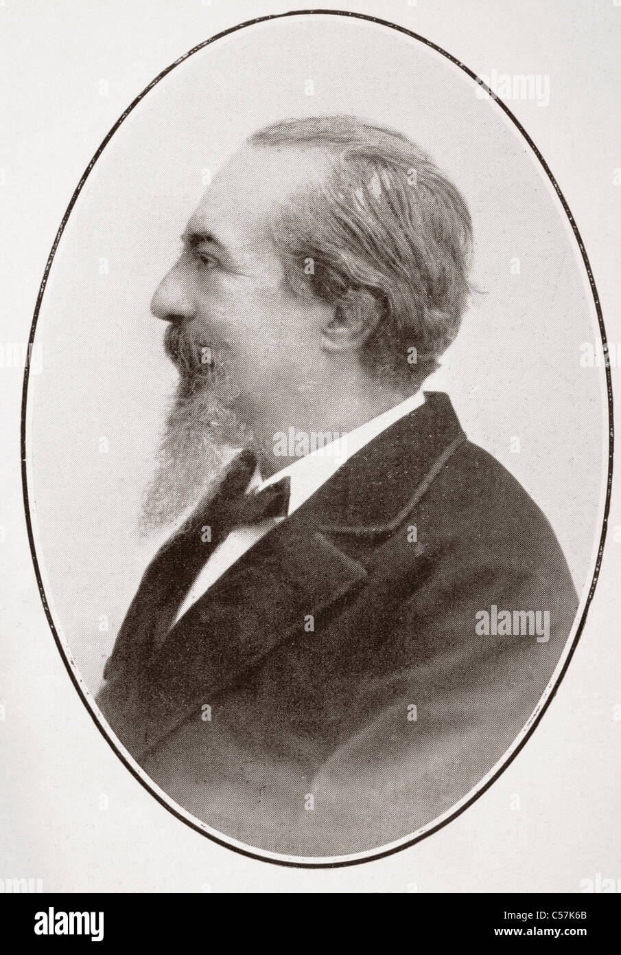 José Zorrilla y Moral, 1817 - 1893. Poète et dramaturge romantique espagnol. Banque D'Images