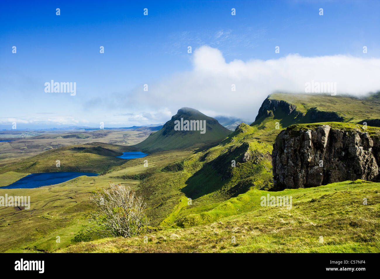 Le Quiraing, Isle of Skye, Scotland, UK. Banque D'Images