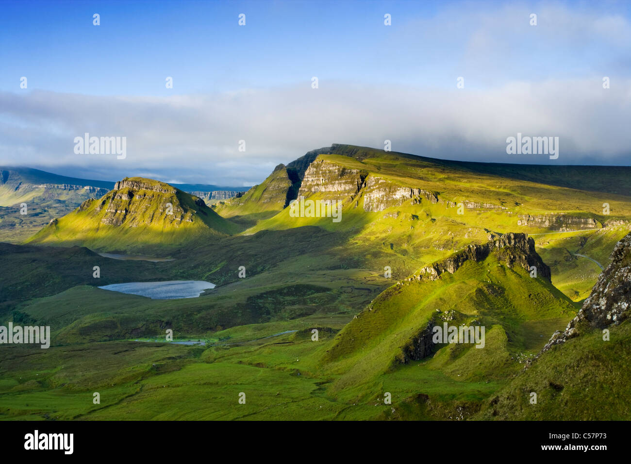 Le Quiraing, Isle of Skye, Scotland, UK. Banque D'Images