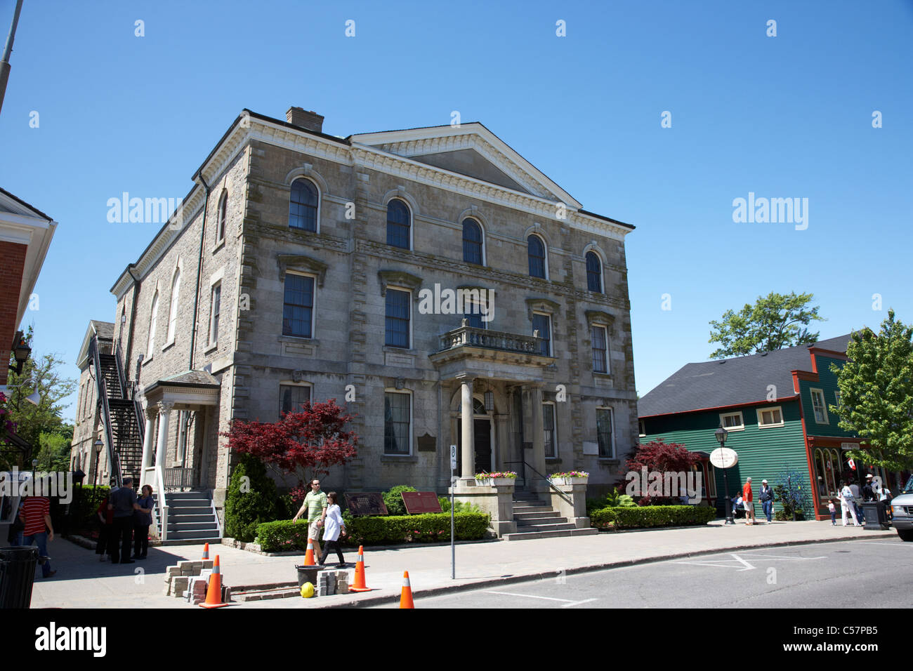 Le vieux palais de la rue Queen à Niagara-on-the-lake ontario canada Banque D'Images