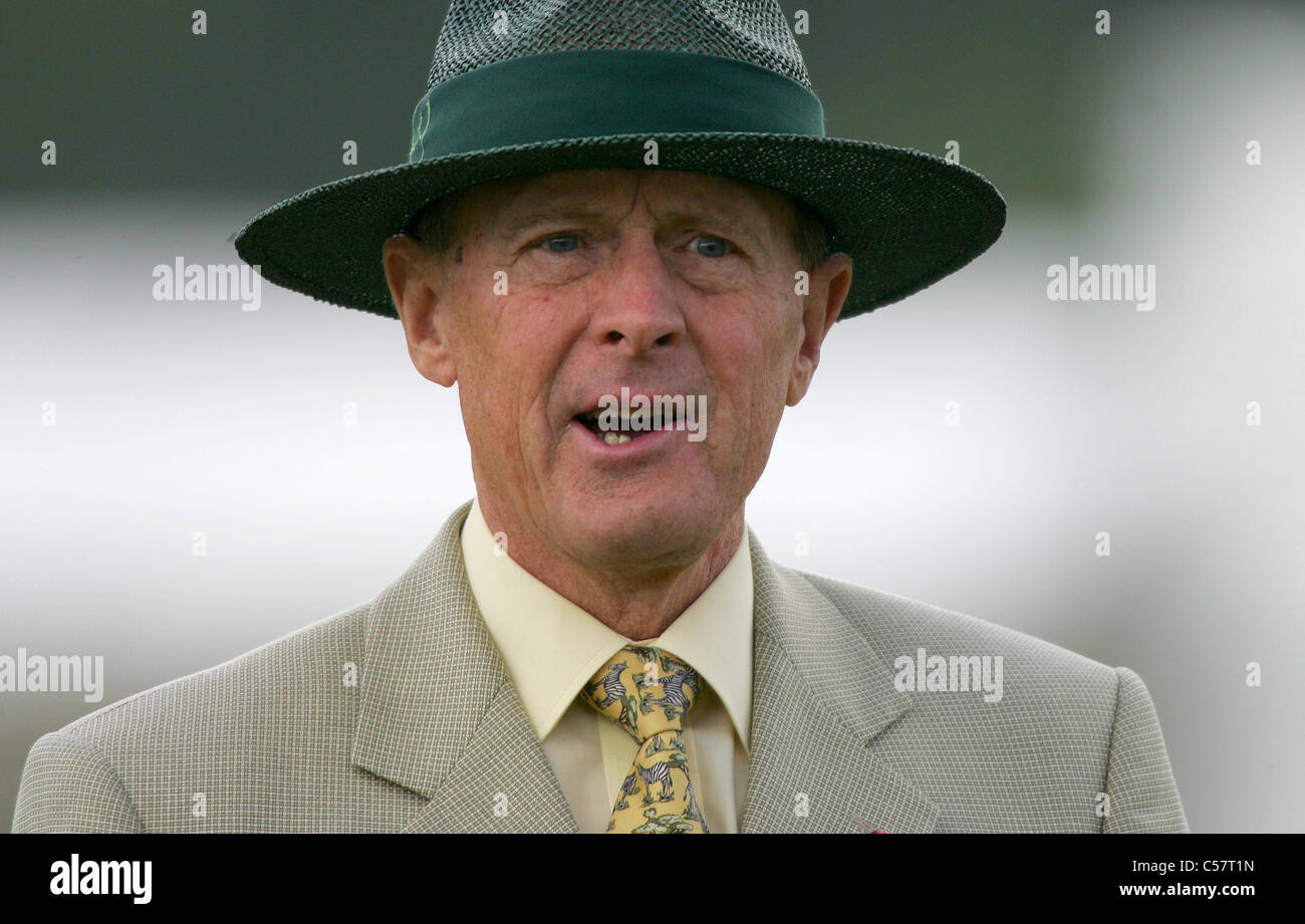 L'Angleterre et l'ancien joueur de cricket Yorkshire Geoffrey Boycott au Rose Bowl. Photo par James Boardman. Banque D'Images