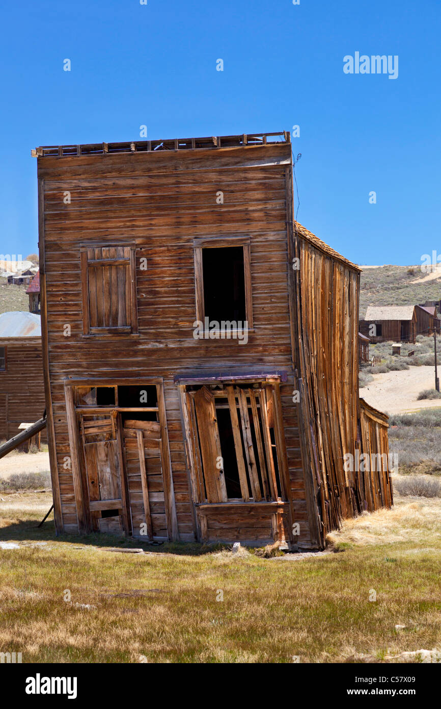 Abandonded bâtiments dans la ville fantôme de Bodie Bodie State Historic Park California USA United States of America Banque D'Images
