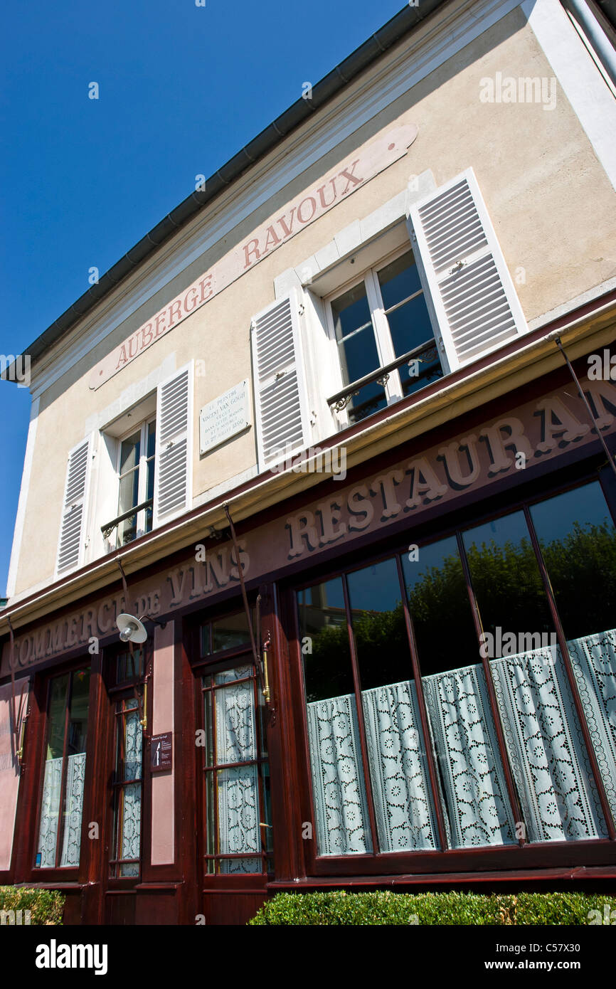 Auberge Ravoux, Auvers-sur-Oise, où Vincent Van Gogh est mort en 1890 en France Banque D'Images