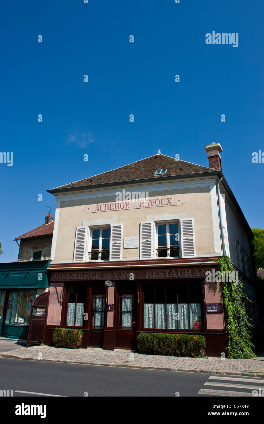 Auberge Ravoux, Auvers-sur-Oise, où Vincent Van Gogh est mort en 1890 en France Banque D'Images