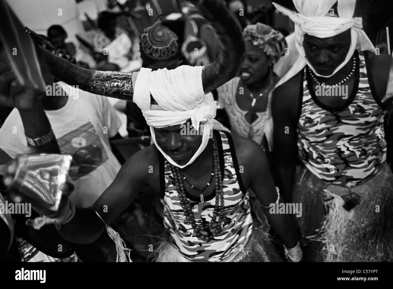 Les sections locales au cours de danse fête de l'indépendance de la République du Soudan du Sud Banque D'Images