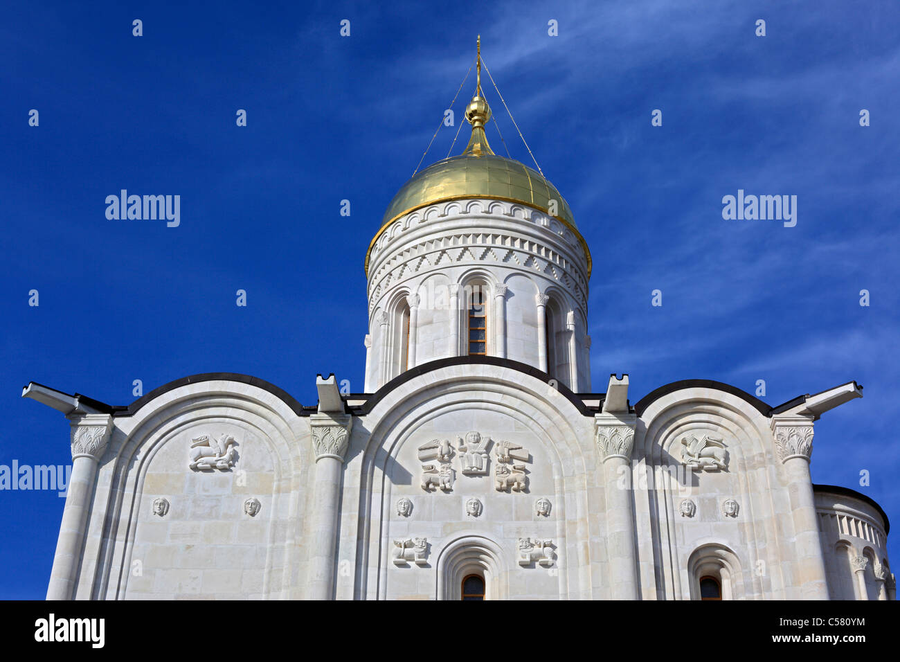 L'Europe, d'Europe, est de l'Europe, l'Europe orientale, la Russie, le russe, l'architecture, de la construction, de l'église Notre Dame, Lyzlovo Banque D'Images