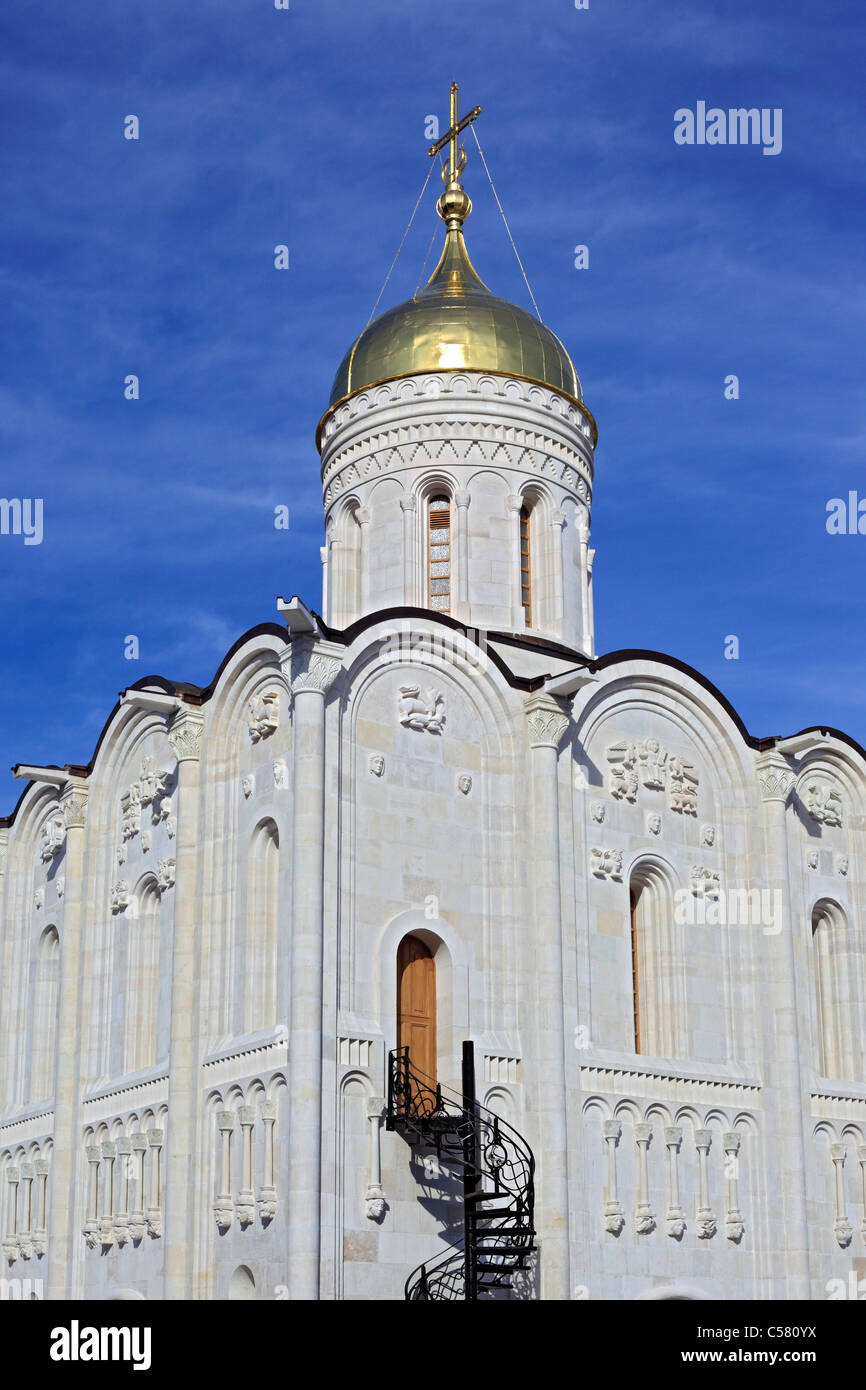 L'Europe, d'Europe, est de l'Europe, l'Europe orientale, la Russie, le russe, l'architecture, de la construction, de l'église Notre Dame, Lyzlovo Banque D'Images