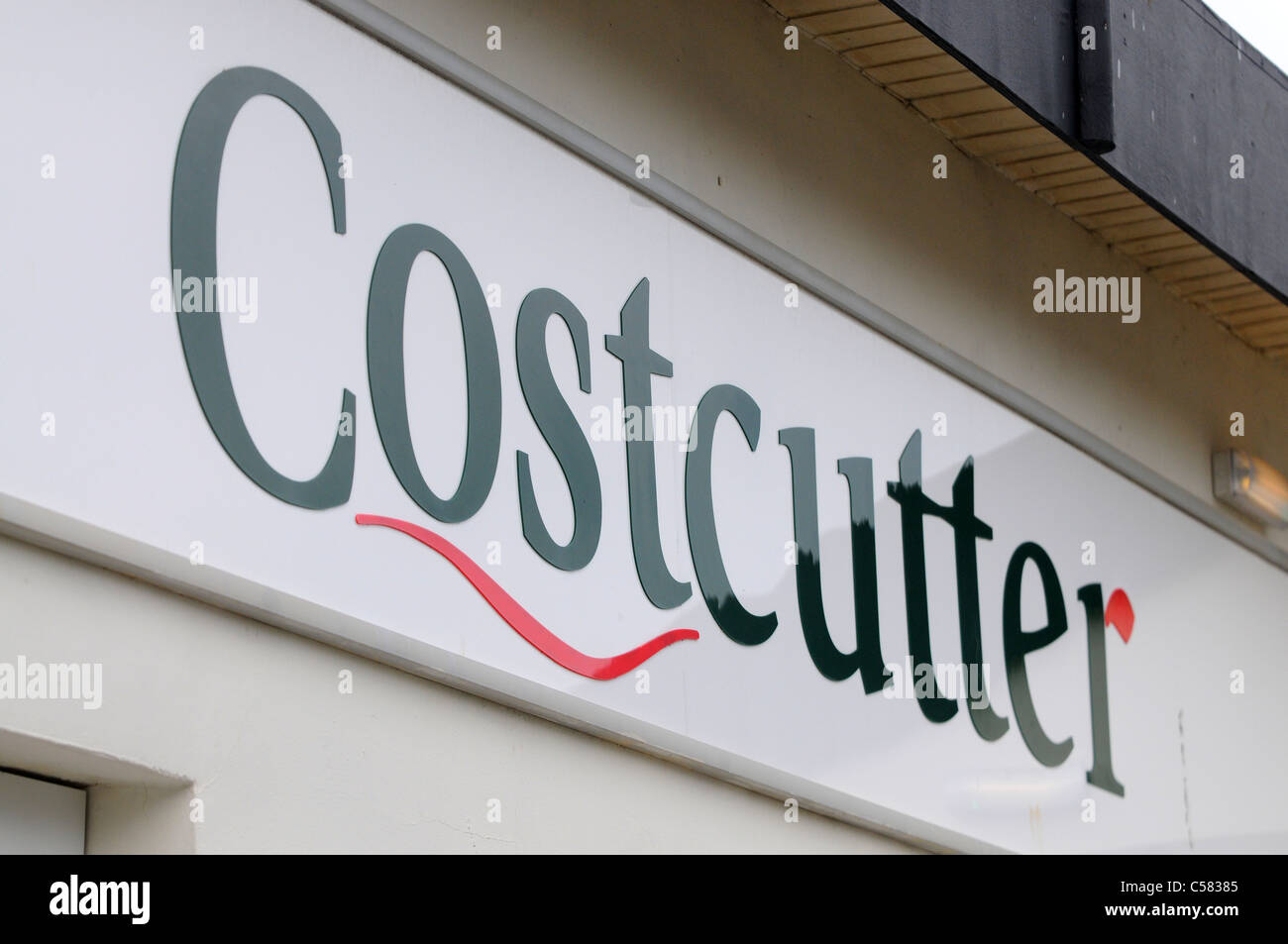 Costcutter Store Se connecter Banque D'Images