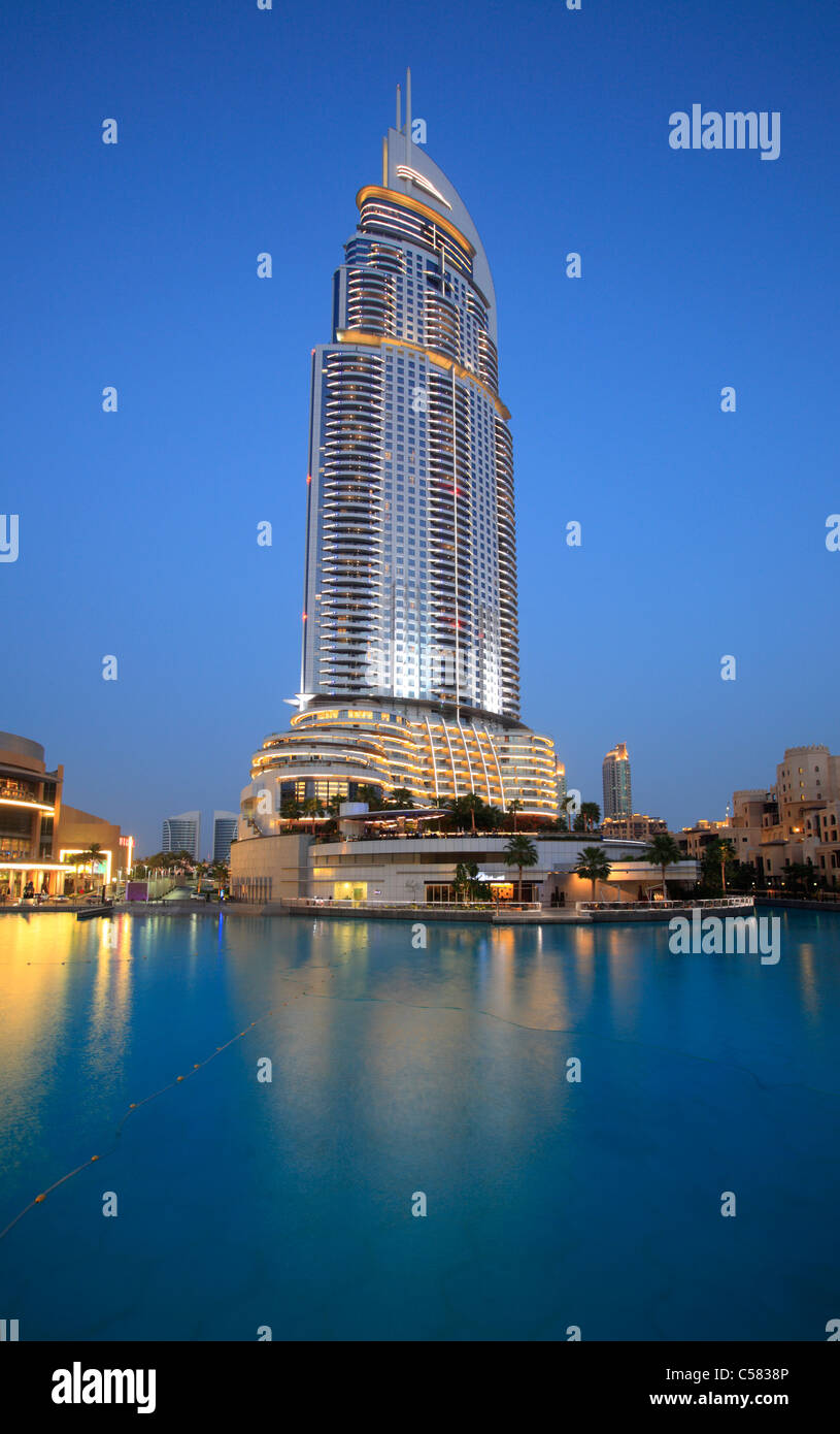 L'adresse Centre de Dubaï, cet hôtel 5 étoiles de luxe, Dubaï, Émirats Arabes Unis Banque D'Images