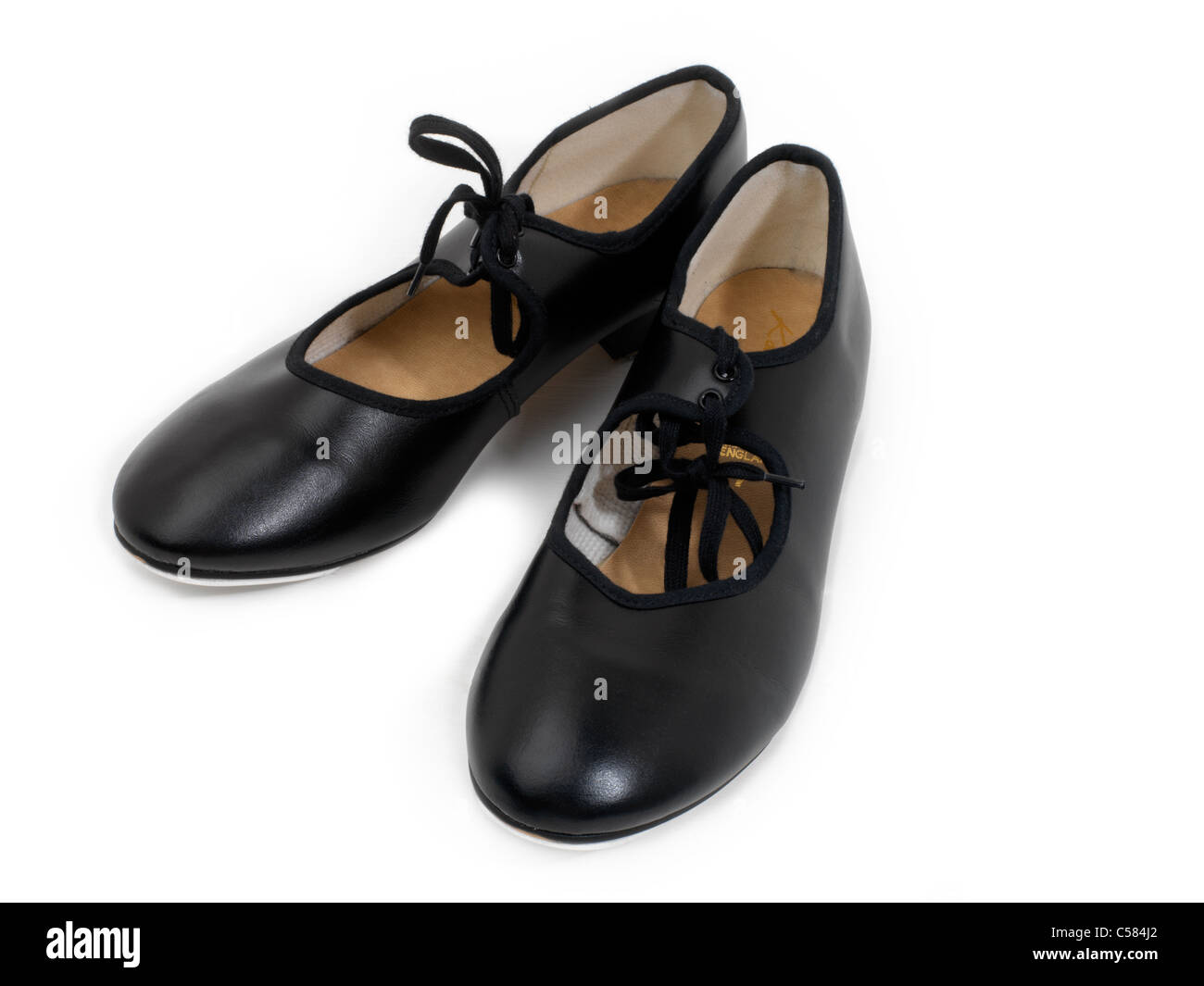 Chaussures de danse noir Banque D'Images