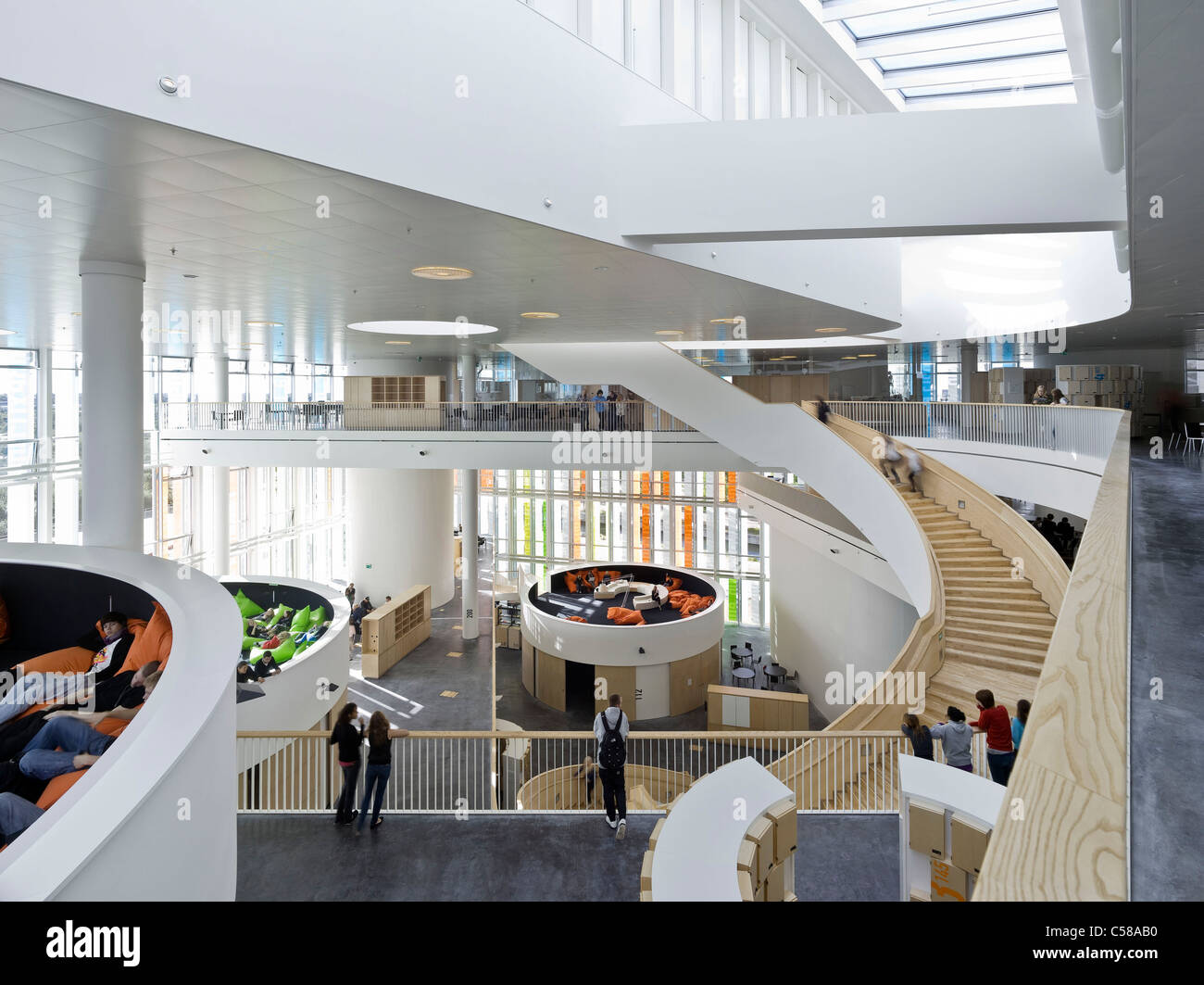 Orestad College, Copenhague, Danemark. 2007 Banque D'Images