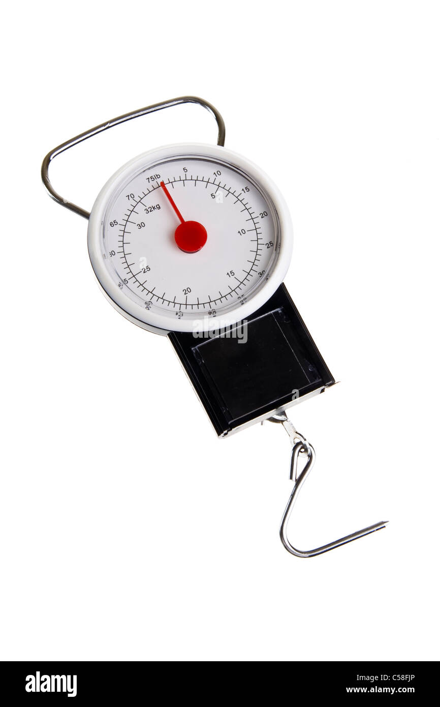 Poids du printemps assurance scales Banque D'Images