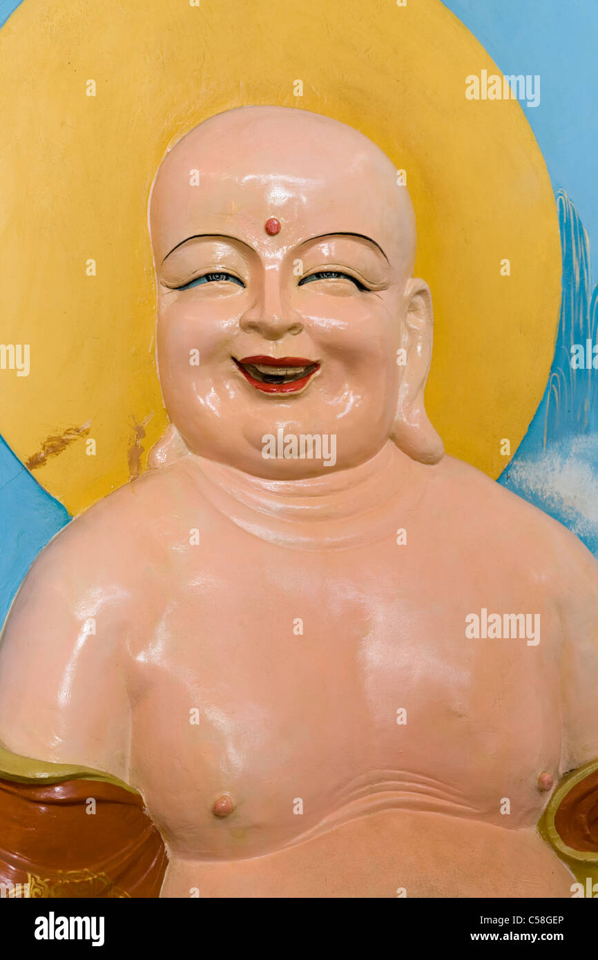 Un bodhisattva à Chuang Yen Monastère, plus grand dans l'Est des Etats-Unis, Carmel, Hudson Valley, comté de Putnam, New York State Banque D'Images