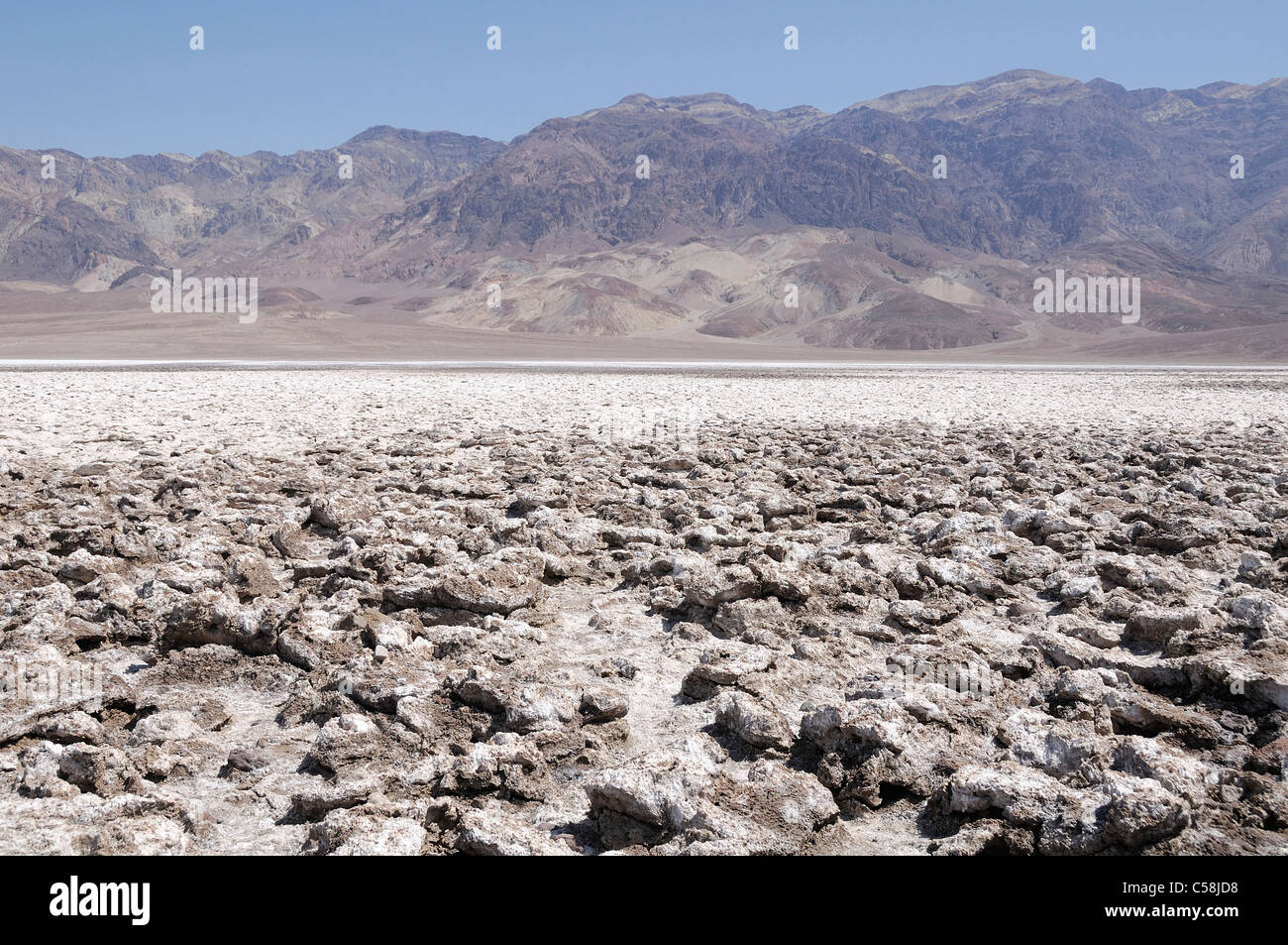 Devils Golf Course, la vallée de la mort, National Park, California, USA, United States, Nord, paysage Banque D'Images