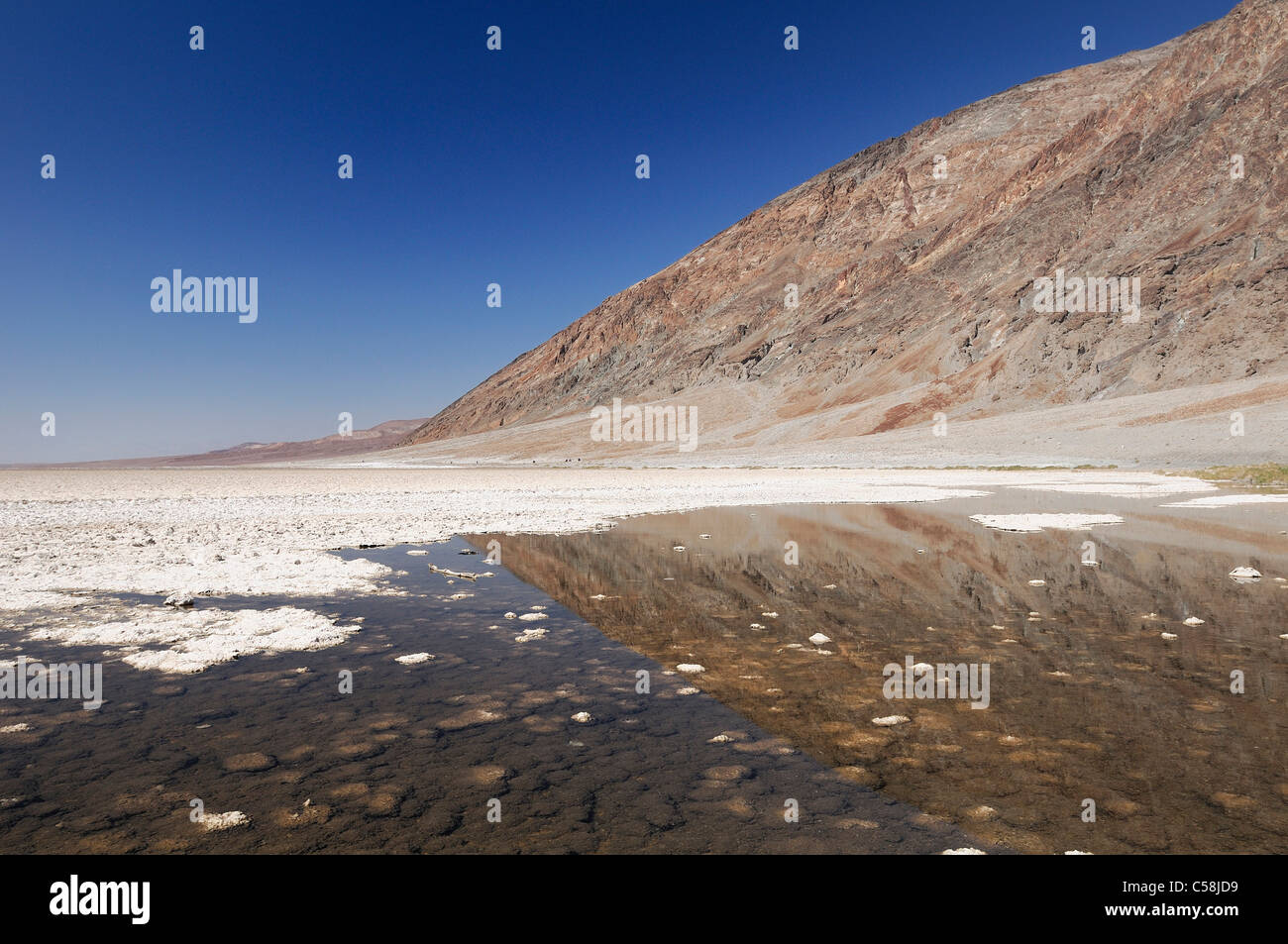 Badwater, la vallée de la mort, National Park, California, USA, United States, Amérique, Lake Banque D'Images