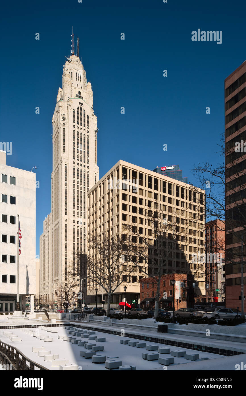 Le centre-ville de Columbus, Ohio Banque D'Images