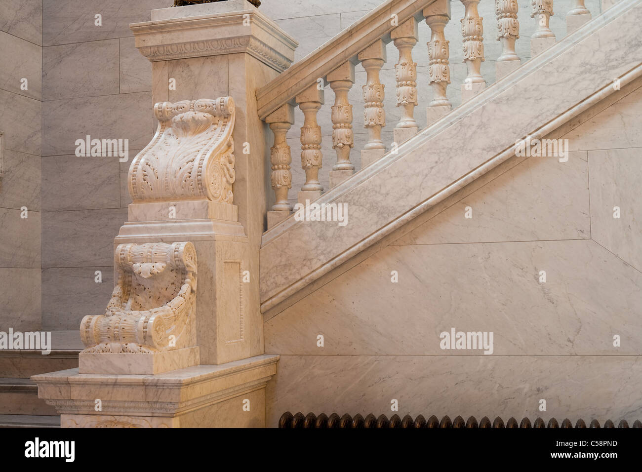 À l'intérieur de l'Ohio Statehouse à Columbus en Ohio Banque D'Images