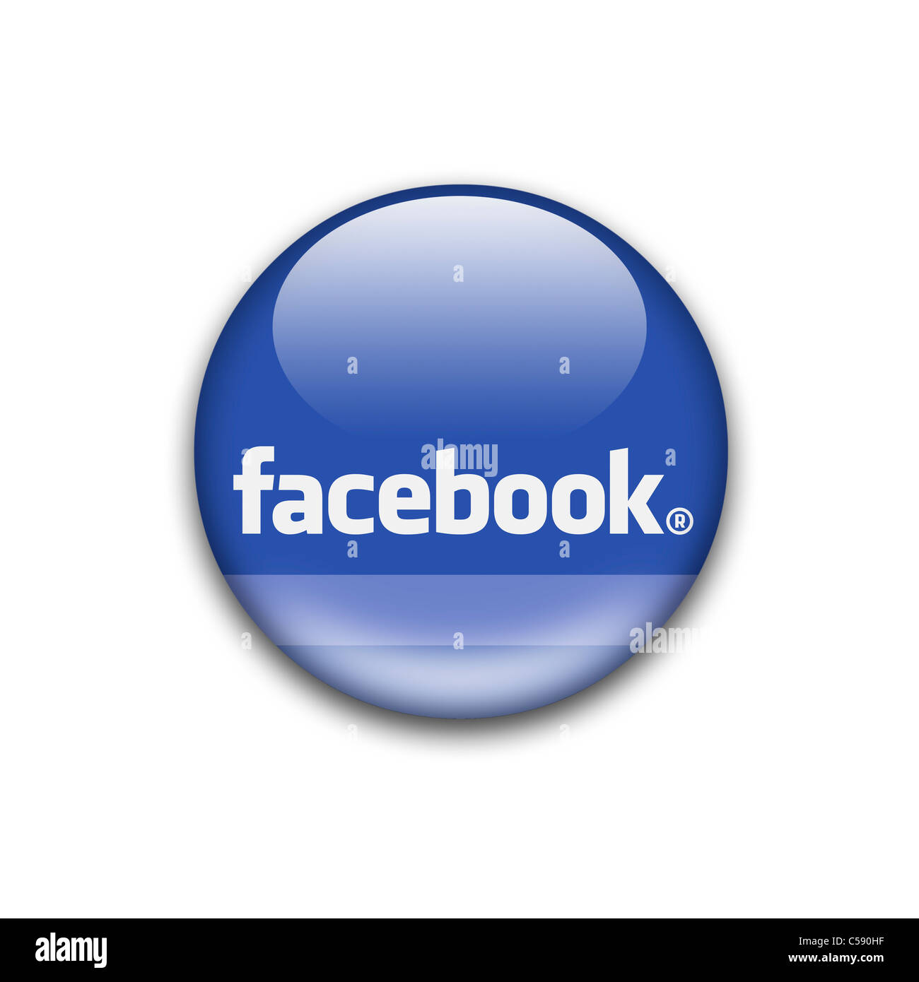 Logo de facebook symbole du drapeau signe l'icône de l'emblème Photo ...