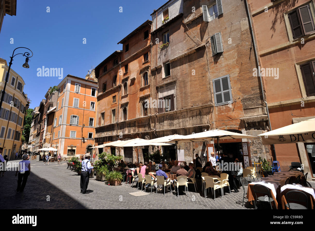 L'Italie, Rome, ghetto juif Banque D'Images