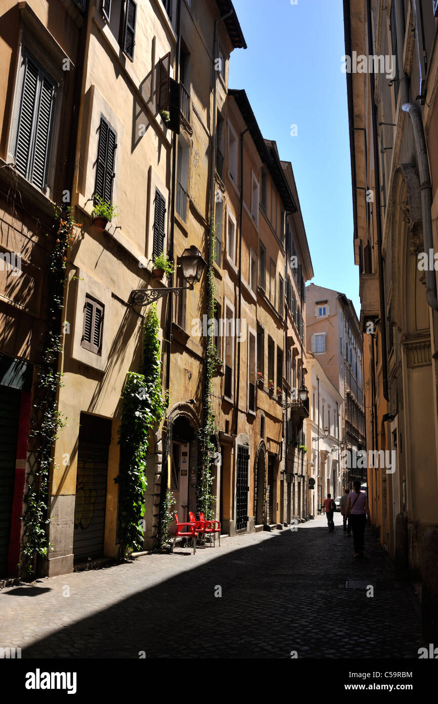 Italie, Rome, Ghetto juif, via dei Falegnami Banque D'Images