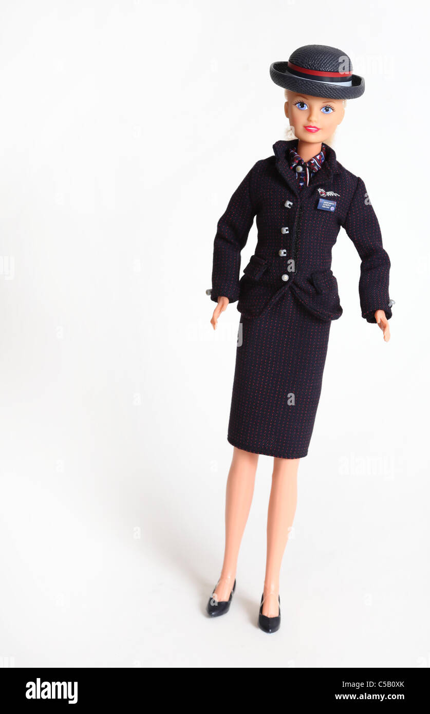 Cindy British Airways Air Hostess. Photo par James Boardman. Banque D'Images