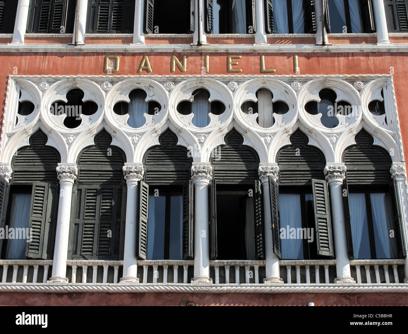 L'Hotel Danieli Venise Banque D'Images
