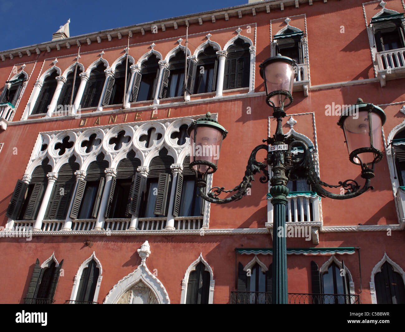 L'Hotel Danieli Venise Banque D'Images