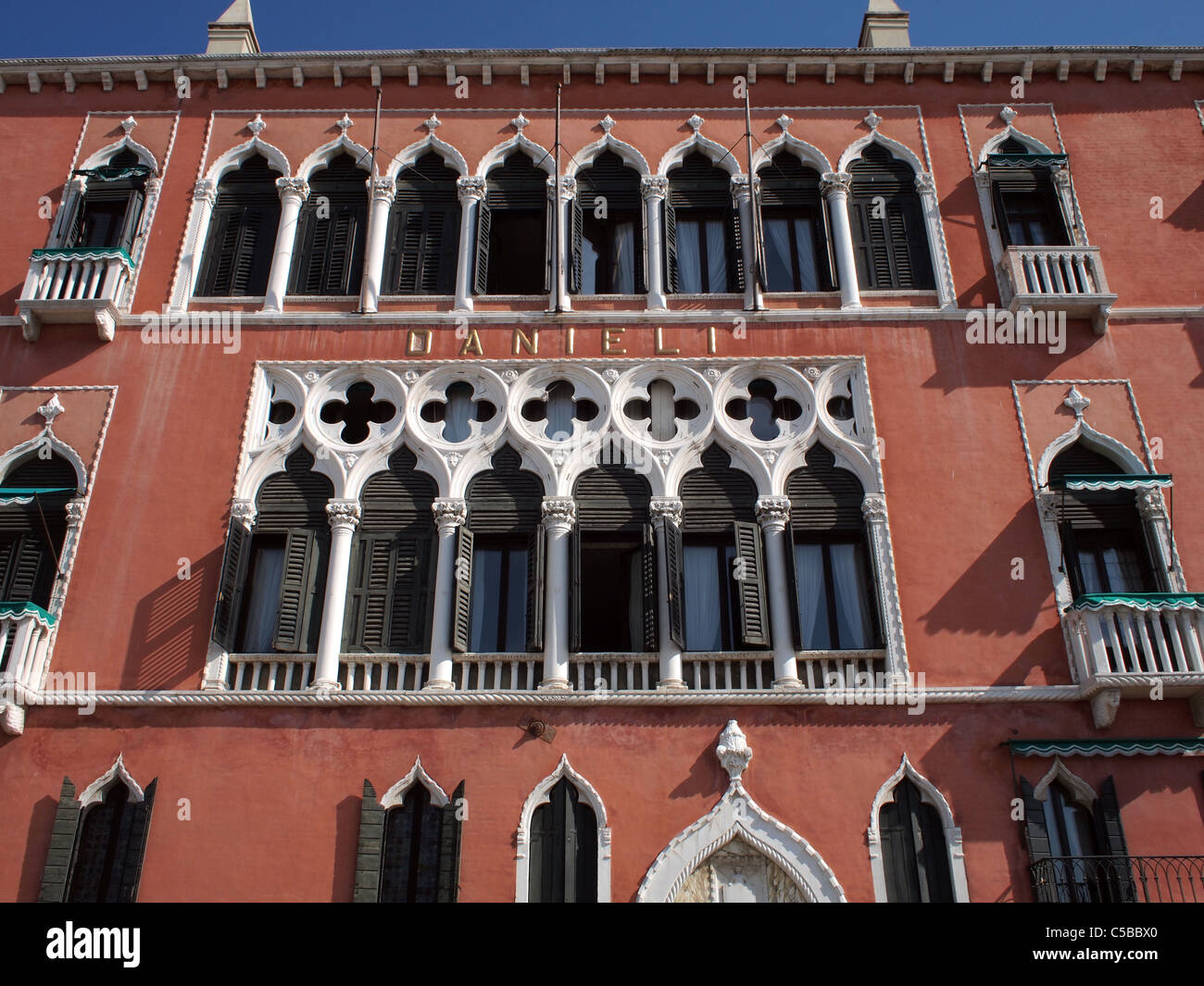 L'Hotel Danieli Venise Banque D'Images