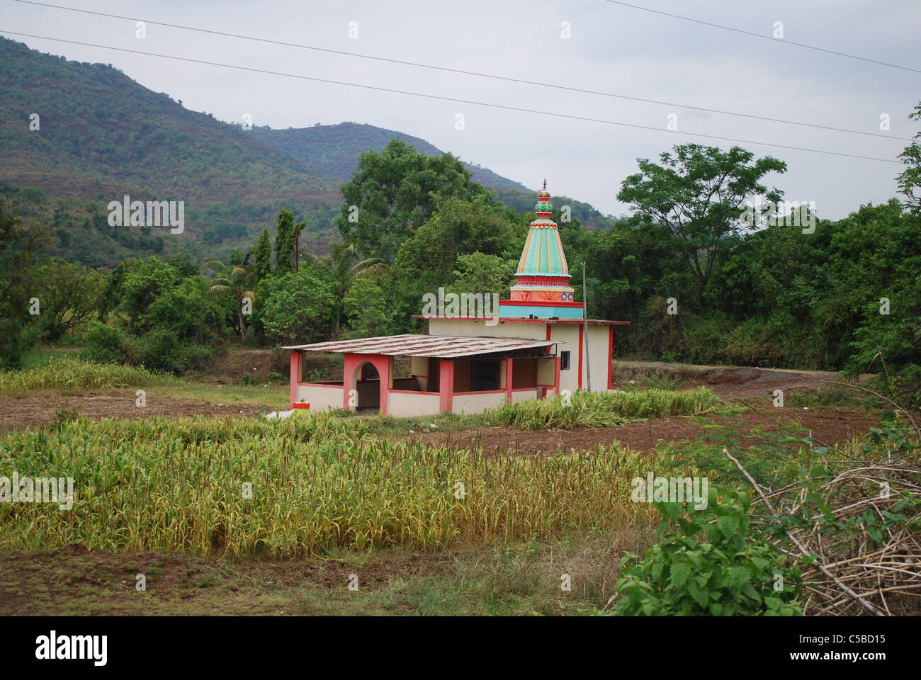 Dieu mahadev temple Banque D'Images