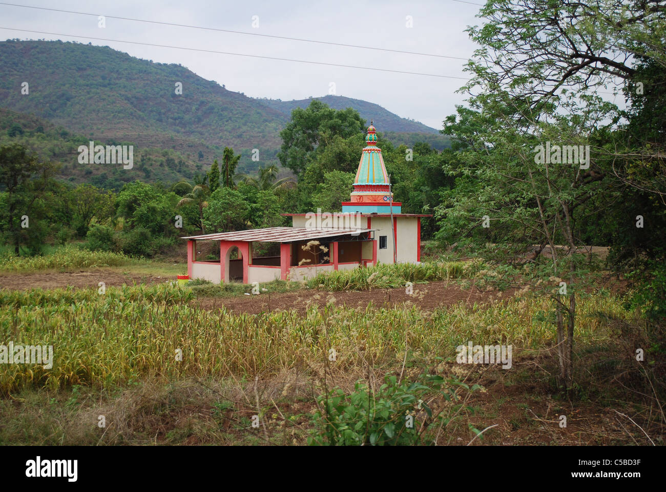 Dieu mahadev temple Banque D'Images