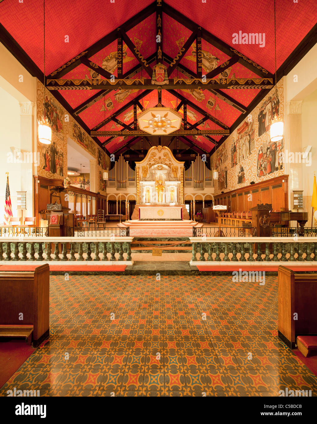 Basilique Cathédrale de Saint Augustine, Floride Banque D'Images
