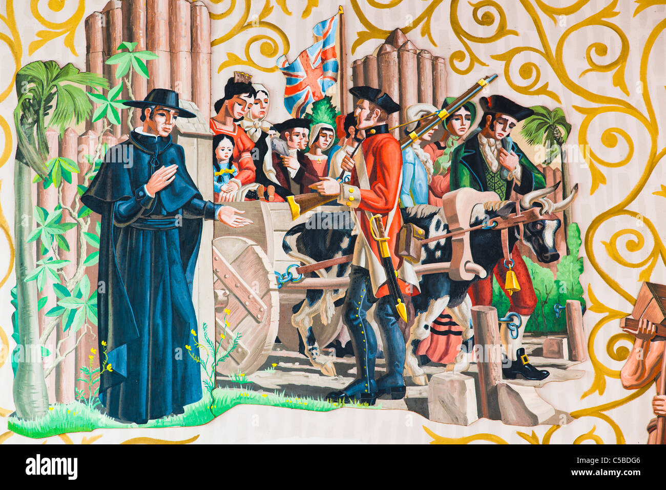 Basilique Cathédrale de Saint Augustine, Floride Banque D'Images