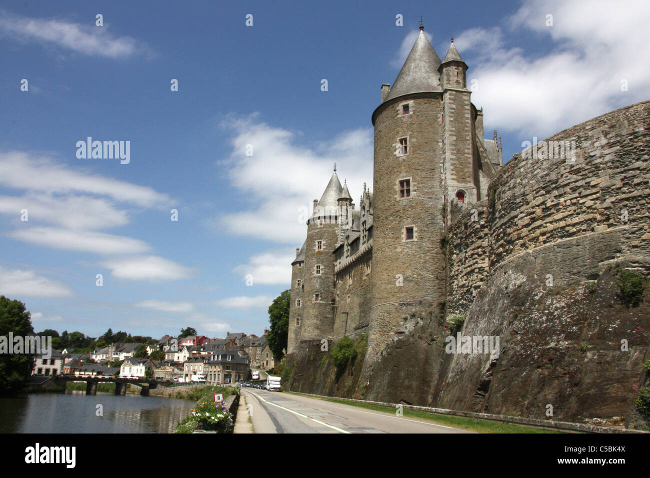 Château de Josselin Banque D'Images