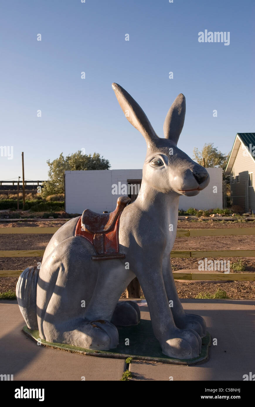 Giant Jack Rabbit Trading Post Joseph City Arizona USA Banque D'Images