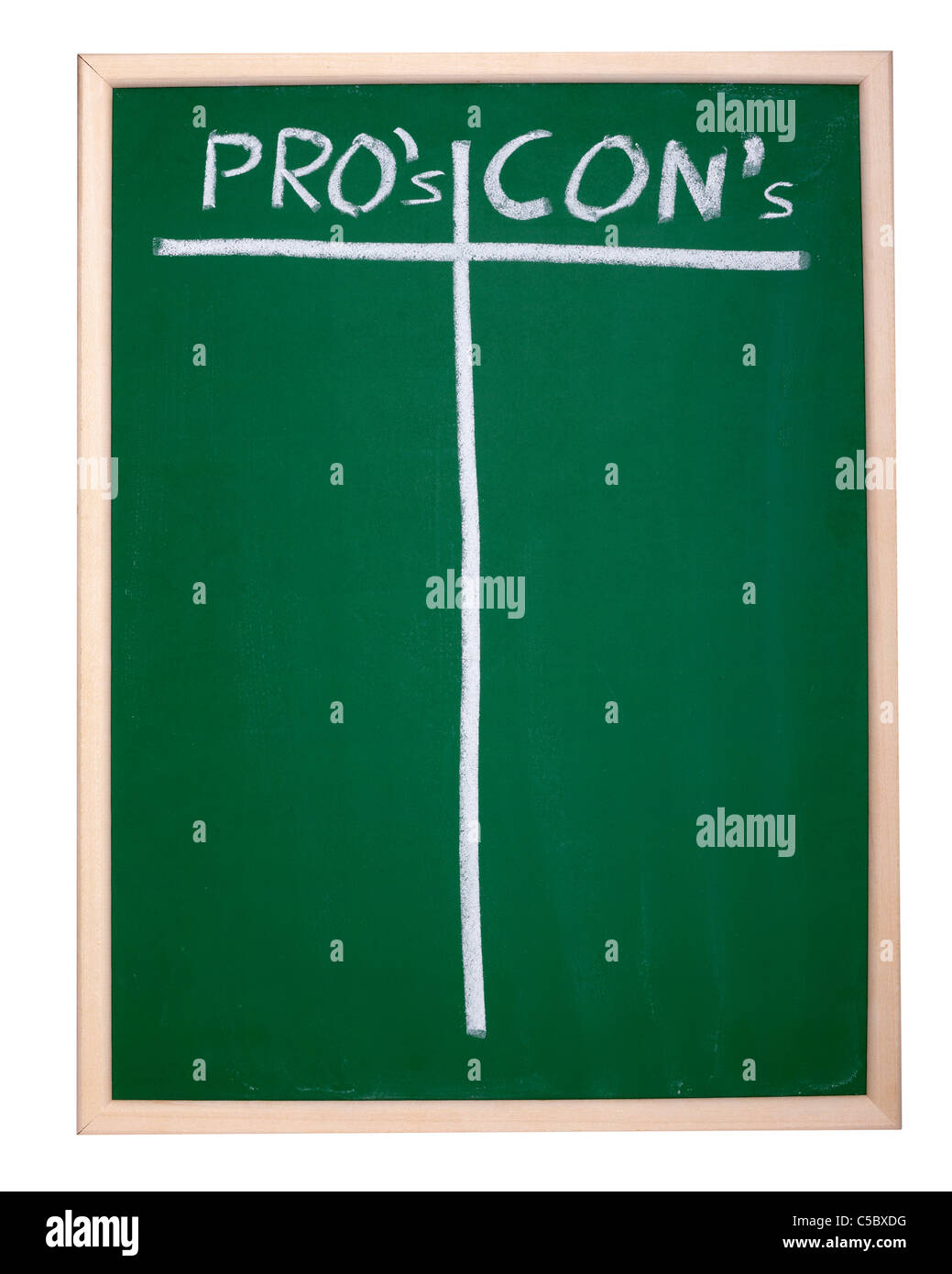 Close up of a blackboard Banque D'Images