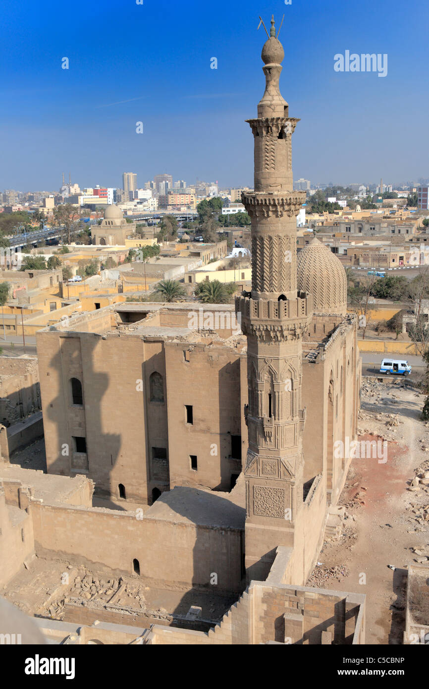 Inal Sultan mausolée (1451-1456), Le Caire, Egypte Banque D'Images