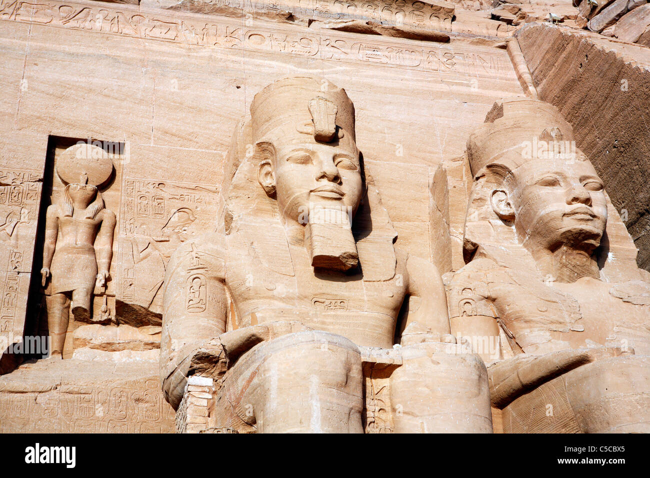 Temple de Ramsès II (13ème siècle avant J.-C.), Abou Simbel, Abou Simbel, Egypte Banque D'Images