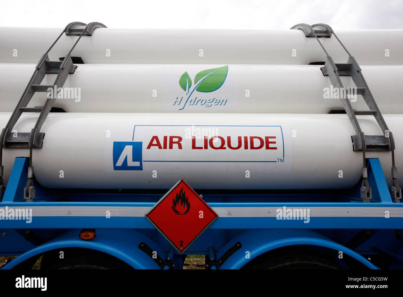 Réservoirs d'hydrogène. Pour le ravitaillement en carburant des