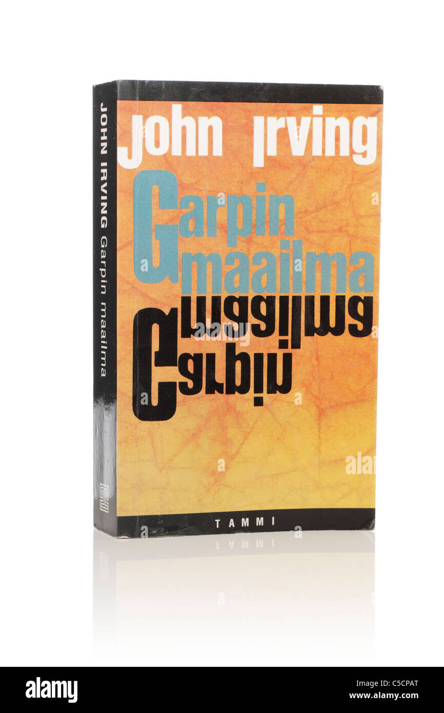 John Irving roman "Le monde selon Garp". Ici dans l'édition de 1997 finlandais. Banque D'Images