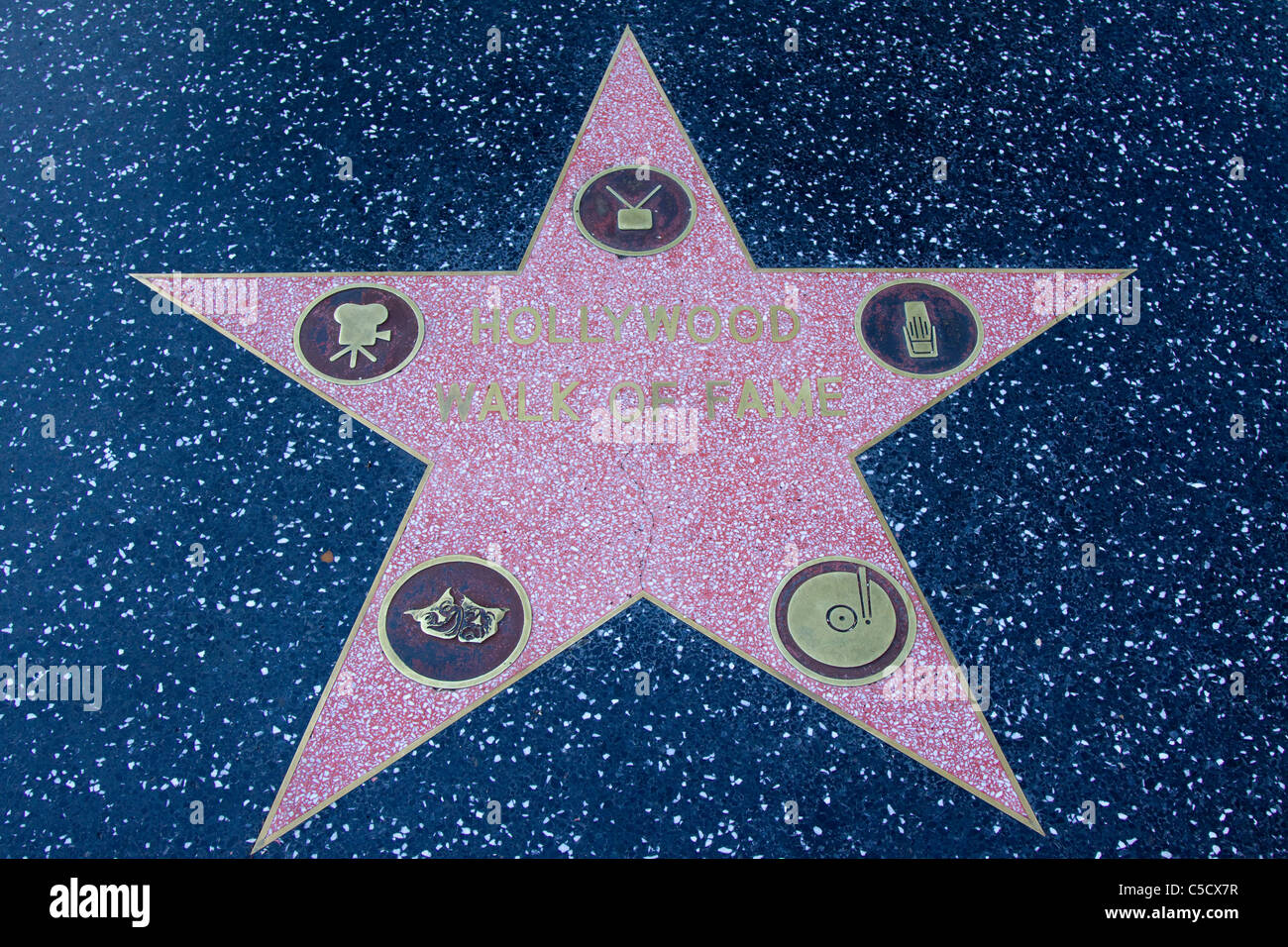 Hollywood Star Banque D'Images