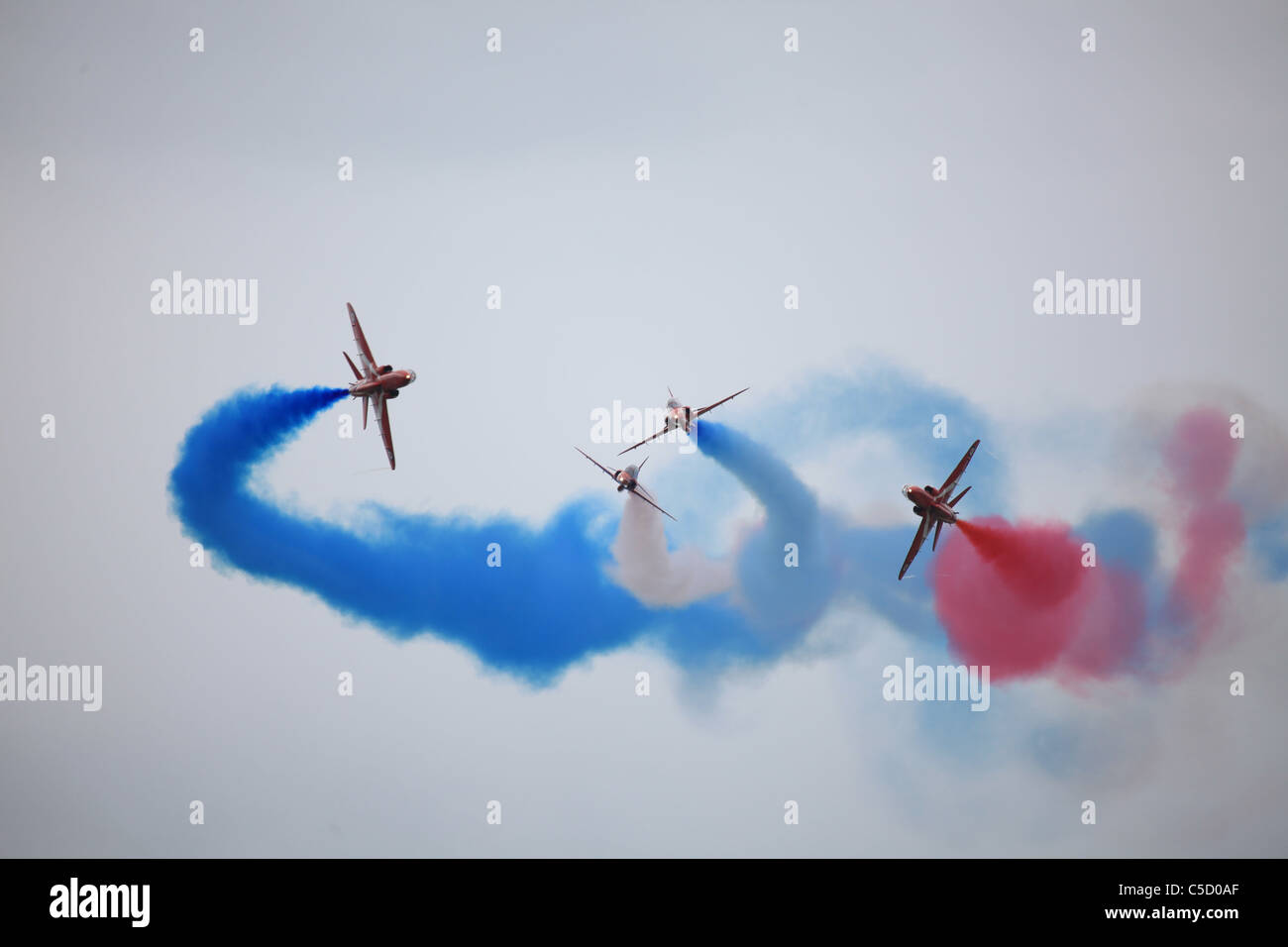 Des flèches rouges raf aerobatic team Banque D'Images Des flèches rouges raf aerobatic team Banque D'Images