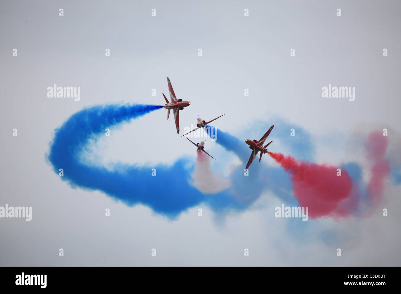 Des flèches rouges raf aerobatic team Banque D'Images Des flèches rouges raf aerobatic team Banque D'Images