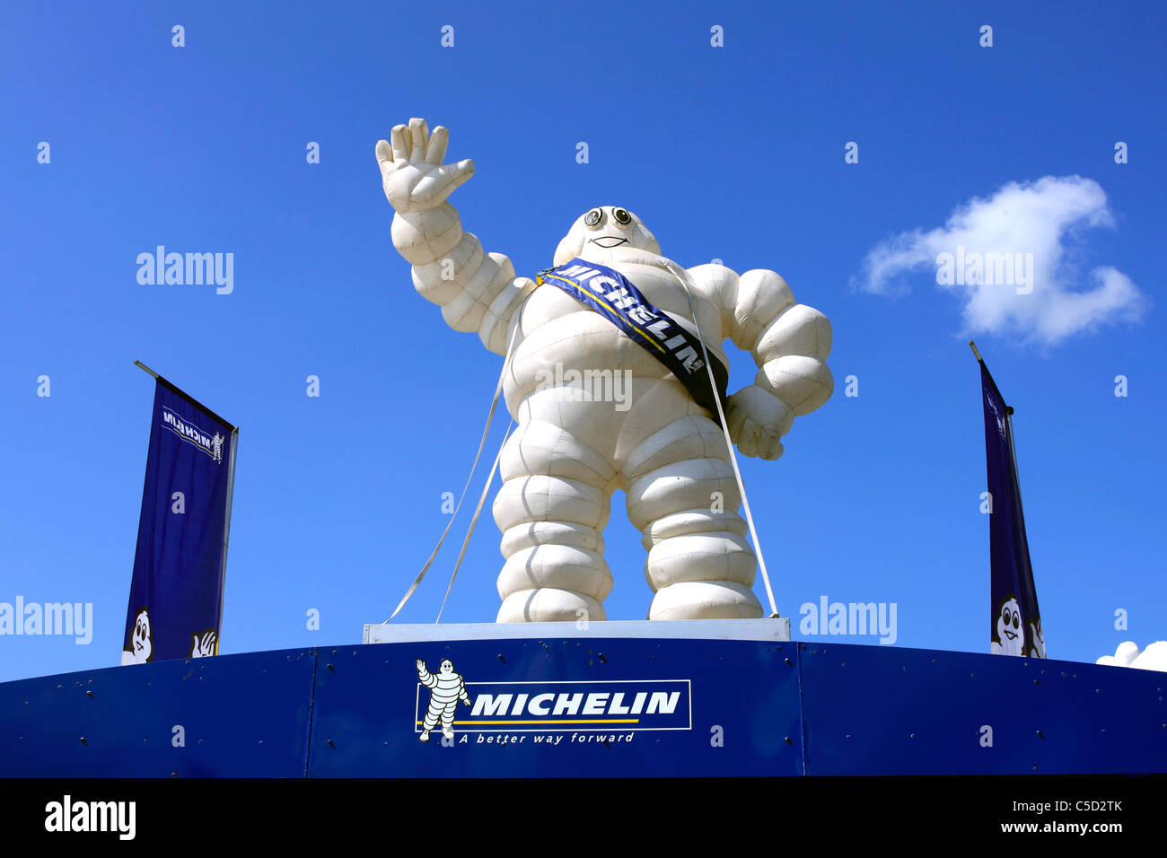 Le bonhomme Michelin Banque D'Images