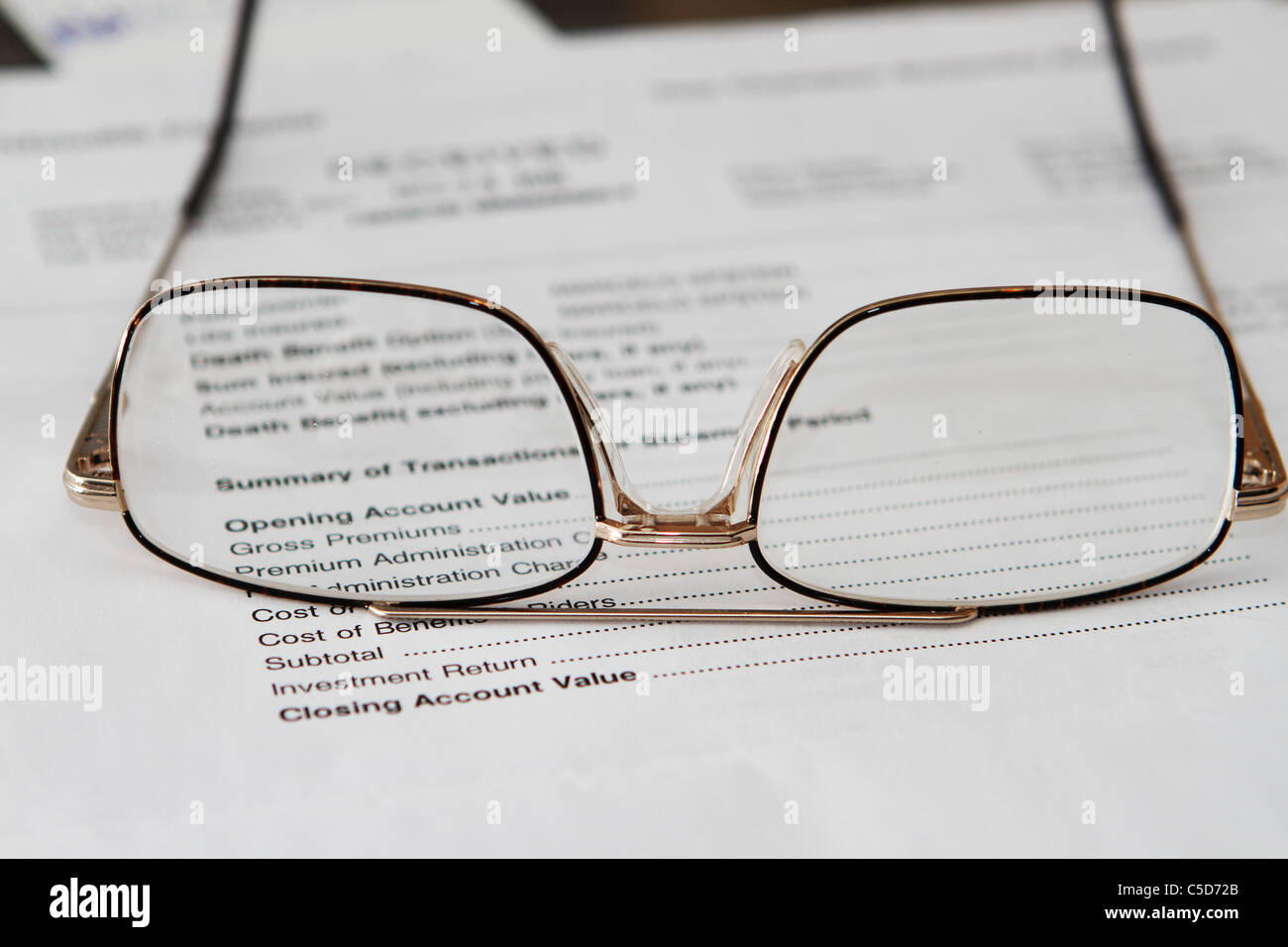 Jantes lunettes correctives correctives vision curative spectacles temples  voir voir voir le fil de la lecture plastique verre Photo Stock - Alamy