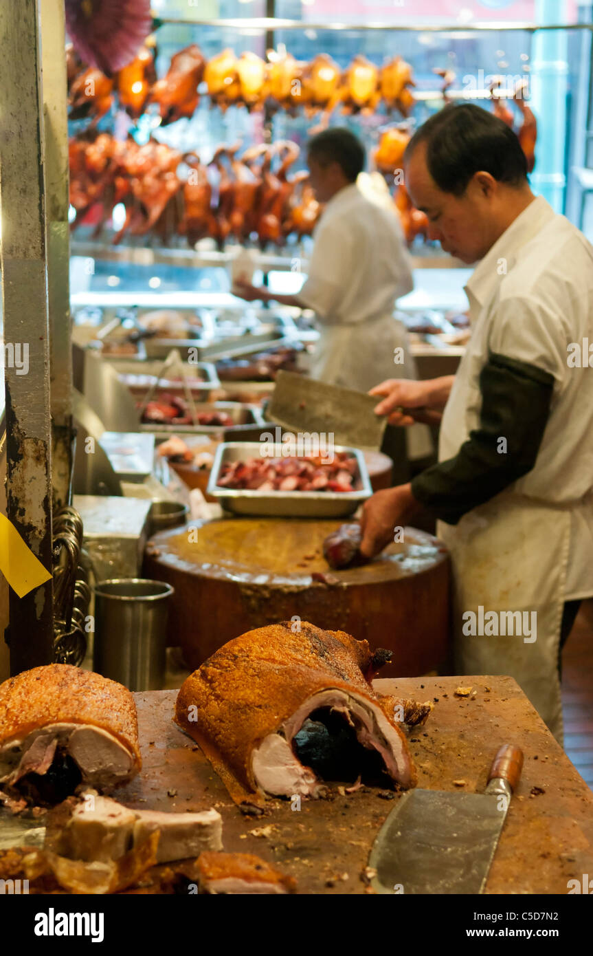 Quartier chinois de San Francisco Banque D'Images