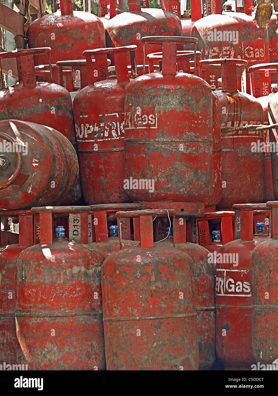 Bouteille de gaz GPL Banque D'Images