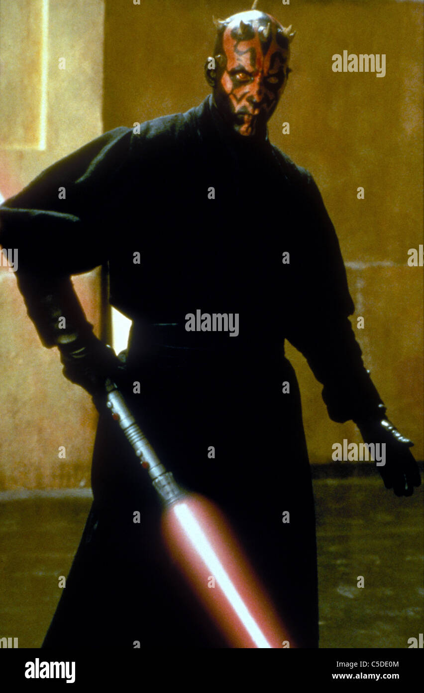 STAR WARS : Episode I - LA MENACE FANTÔME (1999), RAY PARK (Darth Maul) CARACTÈRE LUCASFILM CRÉDIT SWPH Banque D'Images