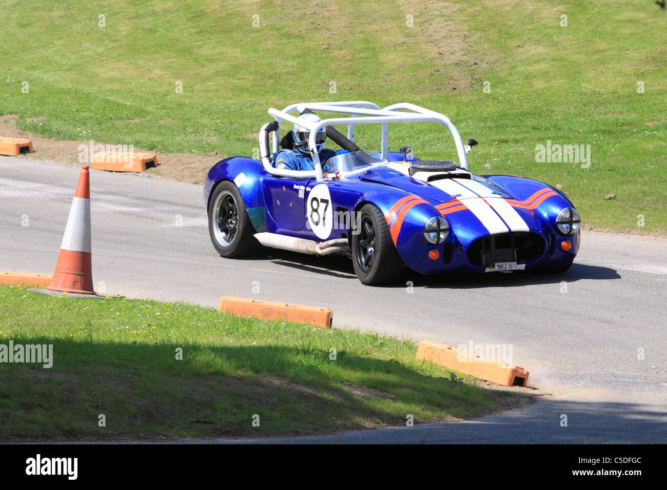 AC Cobra Replica au 2011 Hillclimb Cultra, comté de Down, Irlande du Nord, Royaume-Uni Banque D'Images